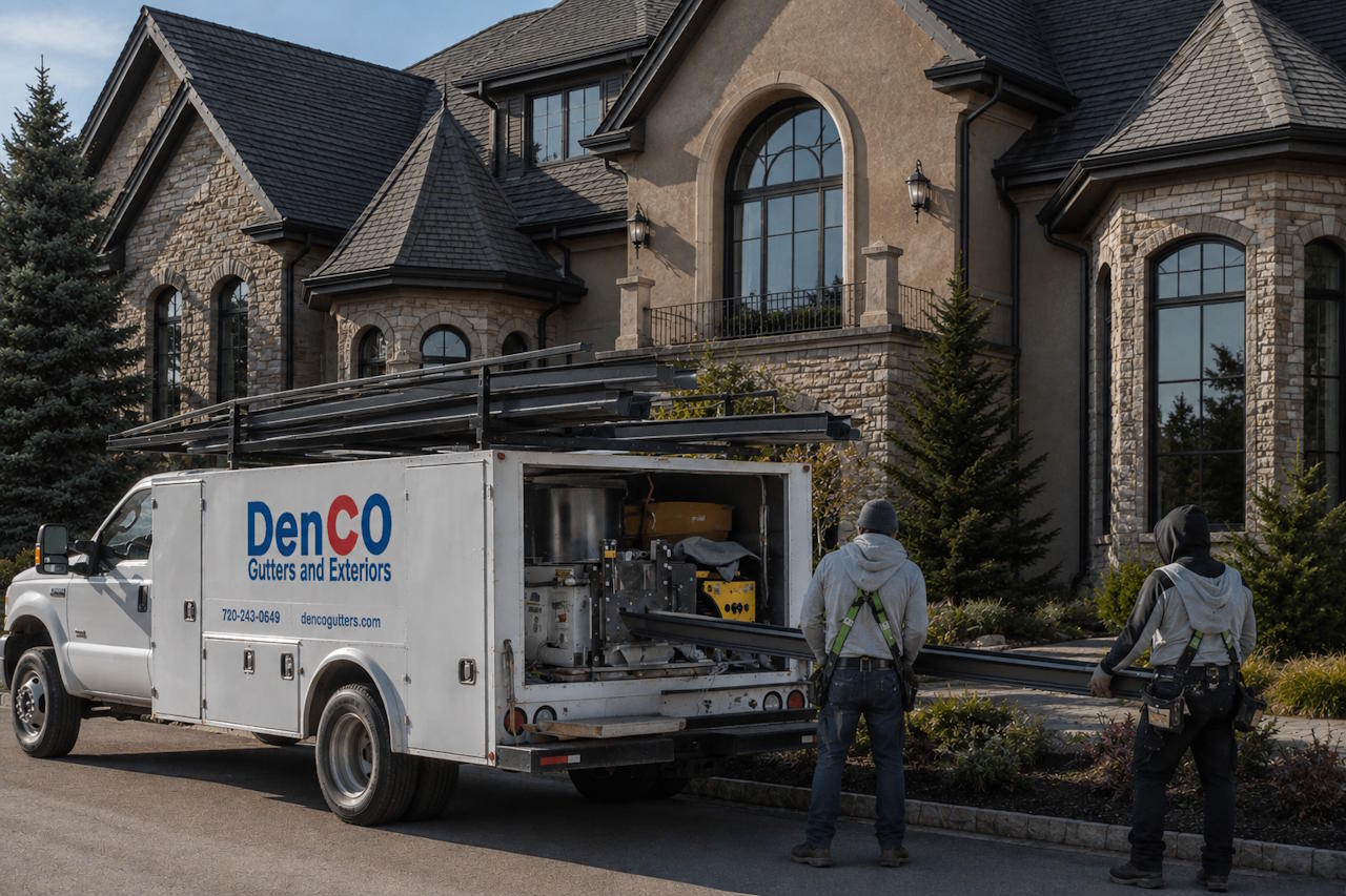 Denver Gutter Company team serving homeowners in Aurora, Colorado.